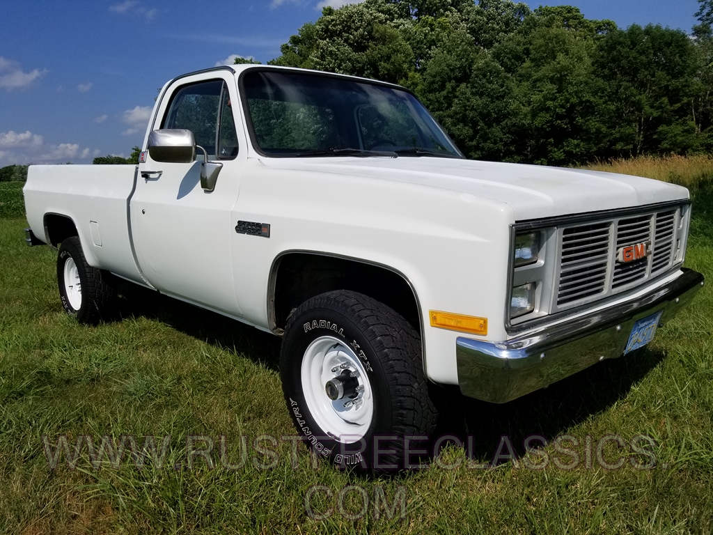 1985 85 Gmc K2500 34 Ton 4x4 Four Wheel Drive Regular Cab Sierra